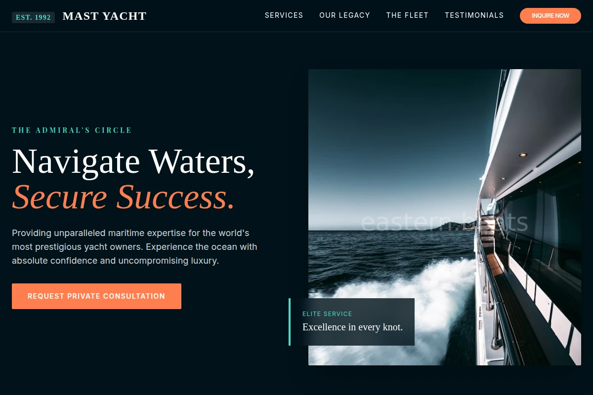 Mast Yacht